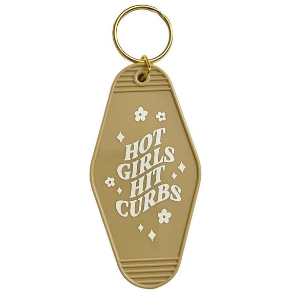 Hot Girls Hit Curbs Motel Style Keychain! - Picture 2 of 3